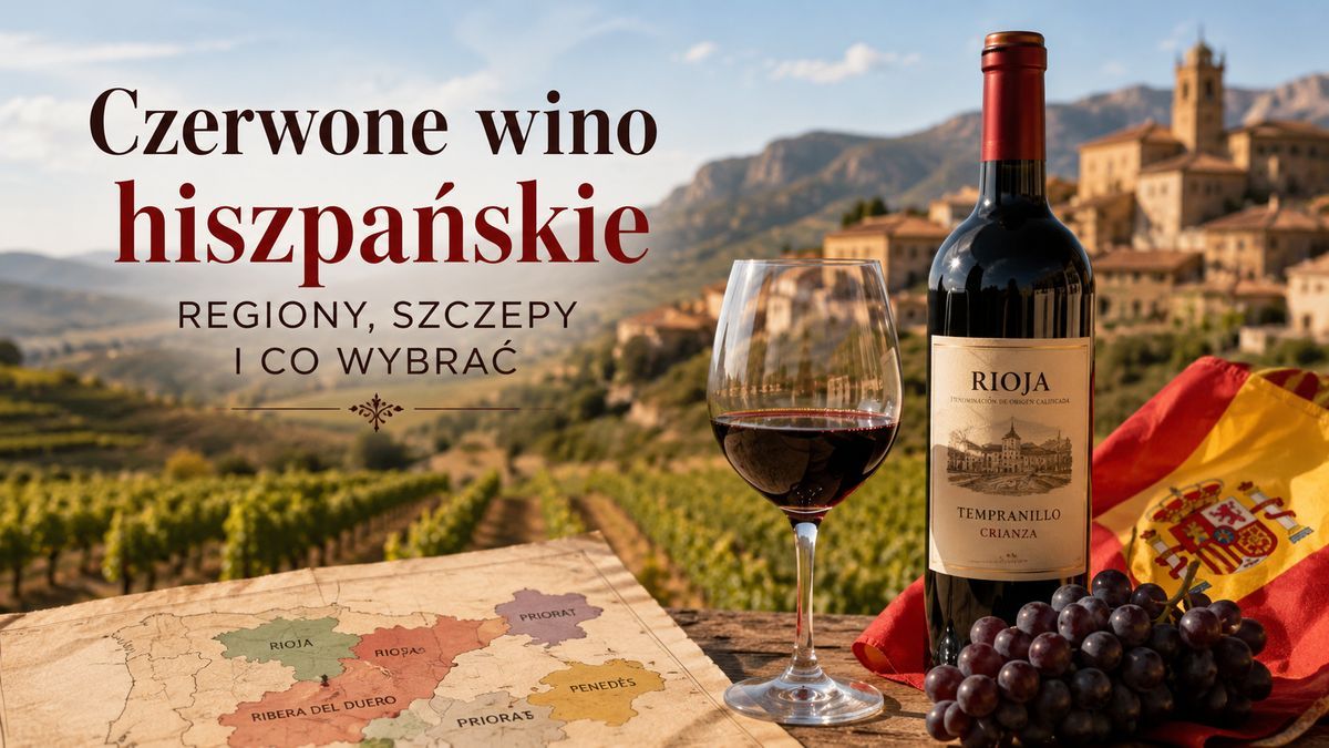 Czerwone wino hiszpańskie – regiony, szczepy i co wybrać