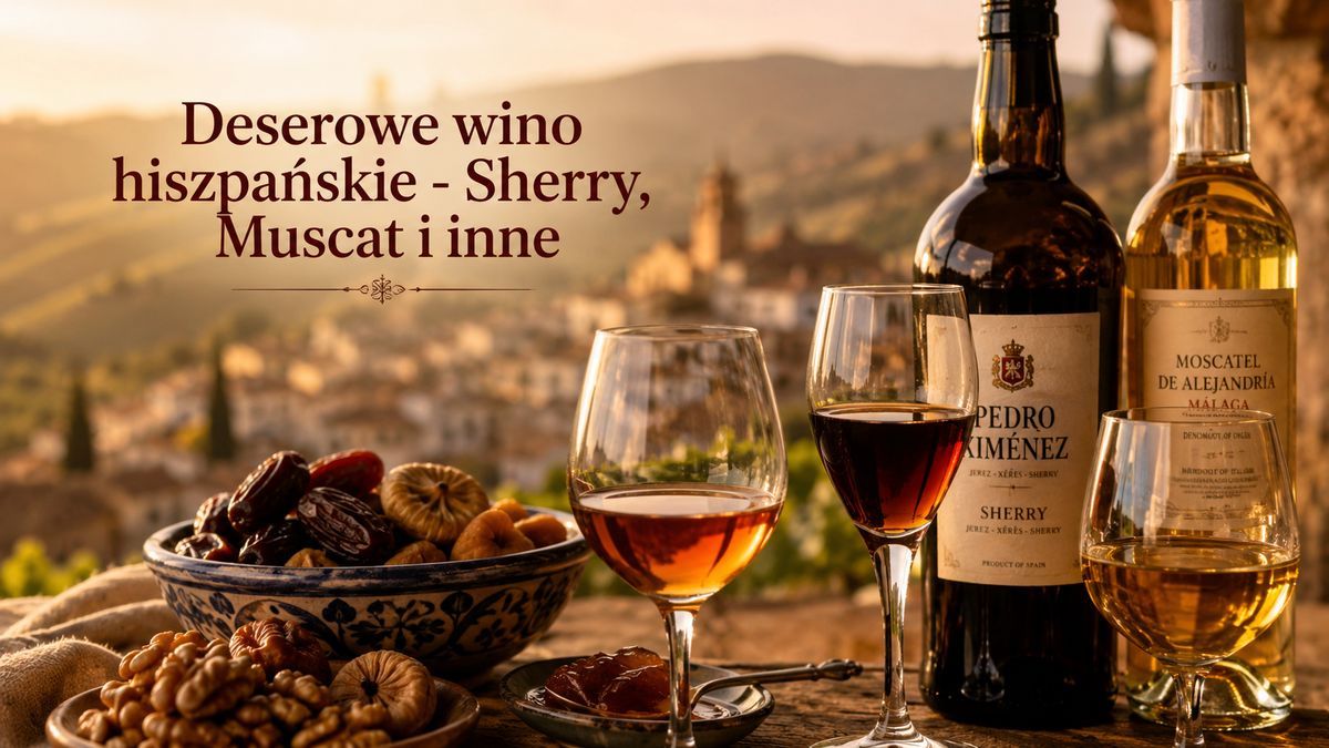 Deserowe wino hiszpańskie – Sherry, Muscat i inne