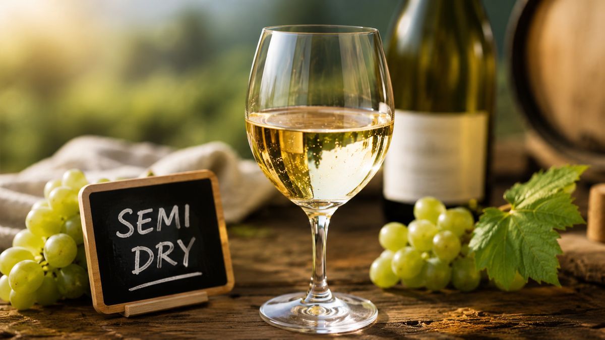 Semi dry wino – co to znaczy i jak smakuje?